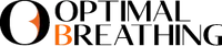Optimal Breathing logo with a black circle and text on a white background