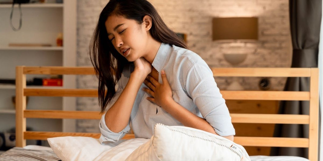 A girl is suffering from Asthma