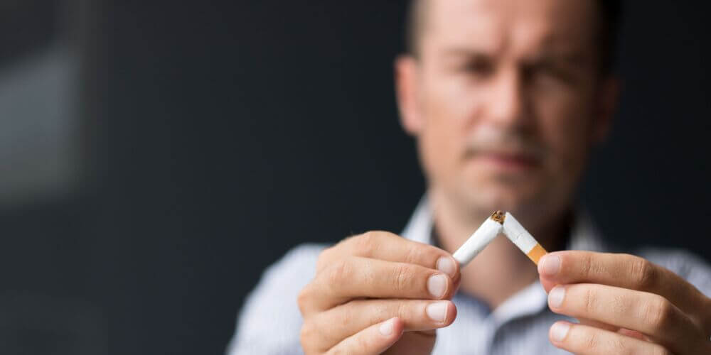 Control Craving for Cigarettes with Optimal Breathing Exercises
