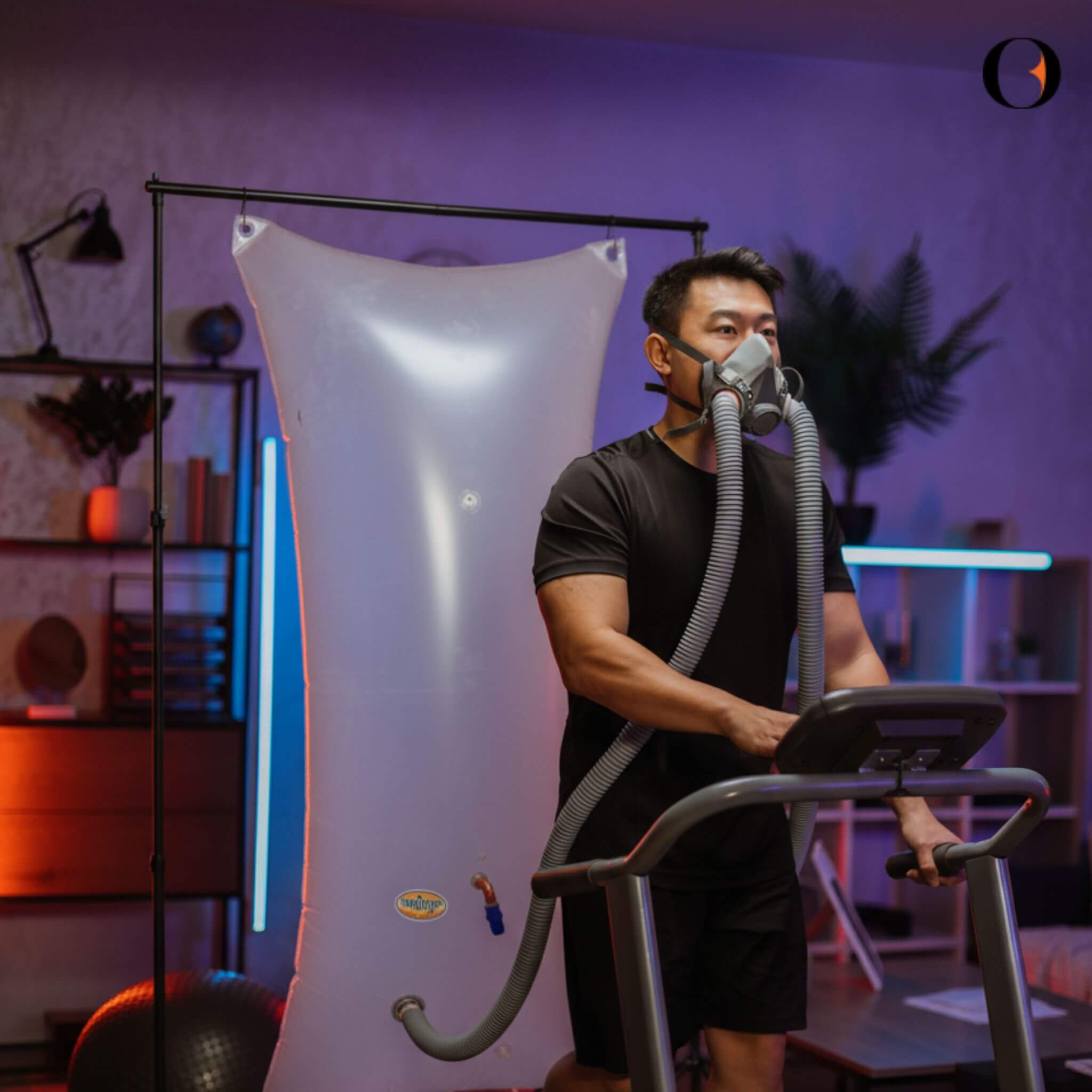 Image of man doing EWOT exercise