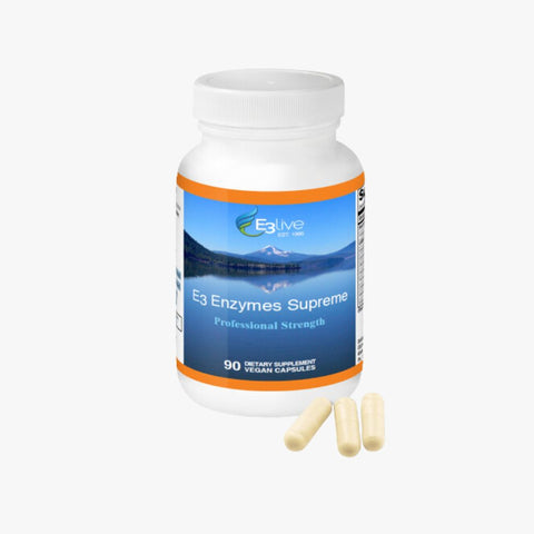 E3 Enzymes Supreme Professional Strength - Digestive Health Supplement