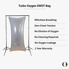 Economy EWOT System with Medical Grade Oxygen Reservoir Bag and Patented Mask