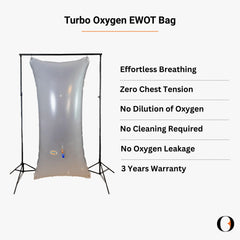 Premium EWOT System with Medical Grade Oxygen Reservoir Bag and Patented Mask