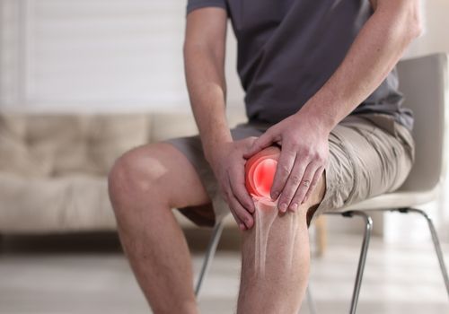 Photoof inflammation in the knee