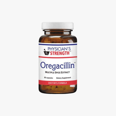 Bottle of Physician's Strength Oregacillin Multiple Spice Extract Supplement 90 capsules-Buy online