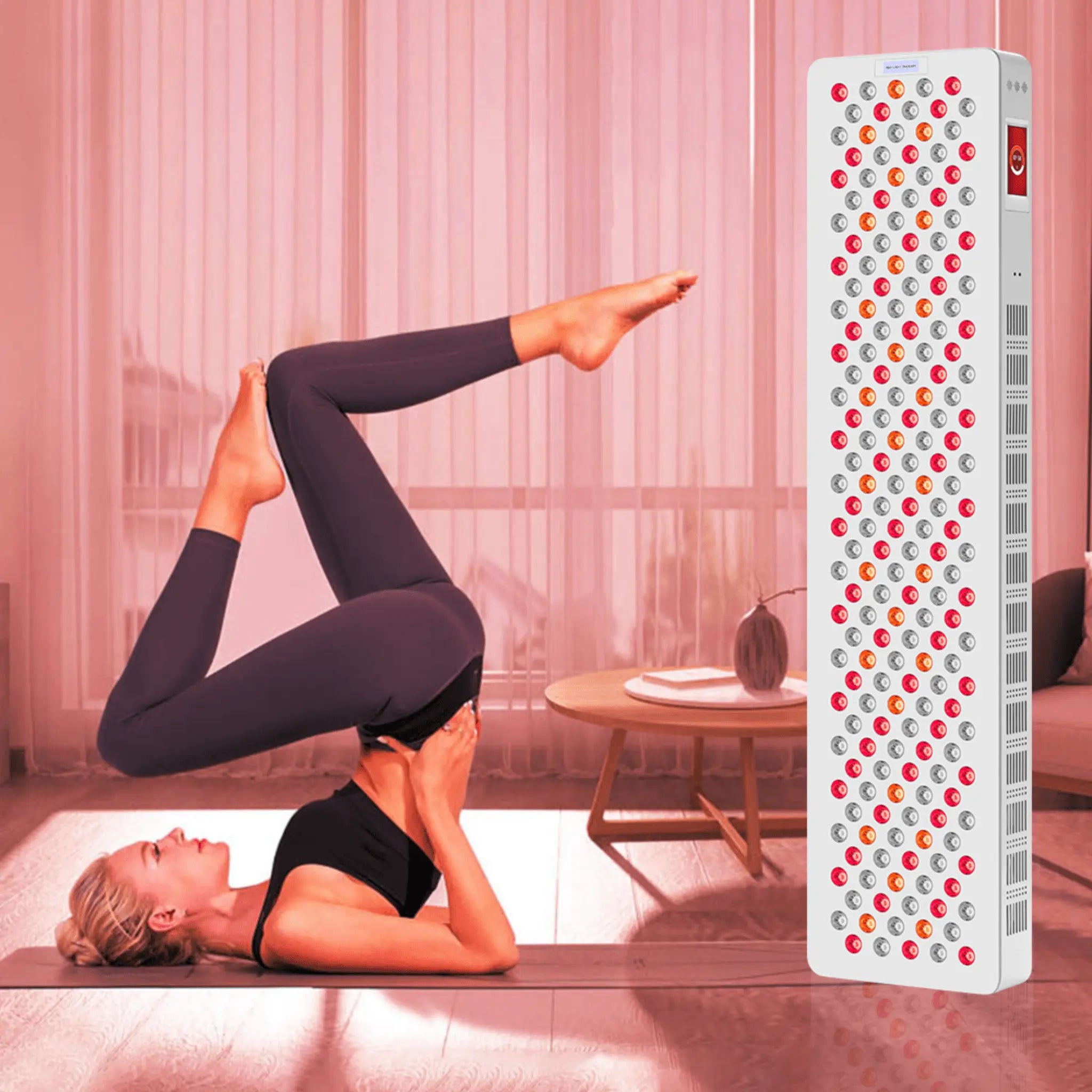RadiancePlus Half-Body Red Light Therapy Panel with 200 LEDs and 8 Wavelengths