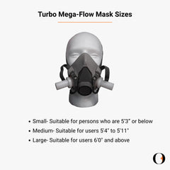Economy EWOT System with Medical Grade Oxygen Reservoir Bag and Patented Mask