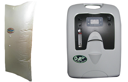 New 5LPM Oxygen Machine + 500 Liters Oxygen Reservoir Bag - Breathing.com